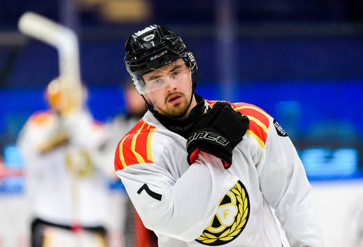 Brynäs Marcus Björk deppar