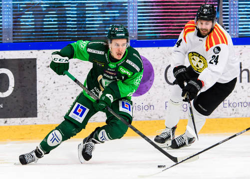 Färjestads Joakim Nygård och Brynäs Emil Molin