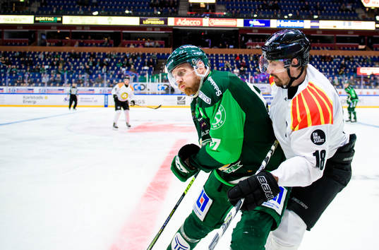 Färjestads Pontus Widerström och Brynäs Anton Rödin