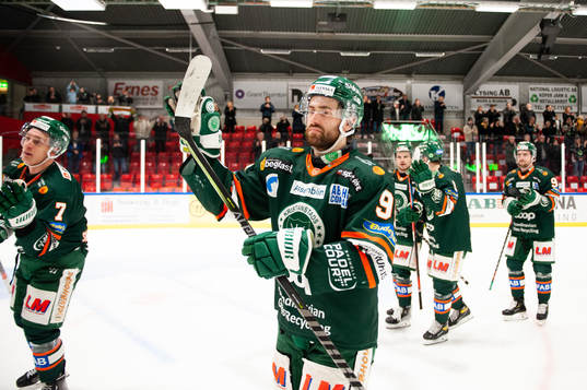 Kristianstads Rikard Olsén jublar