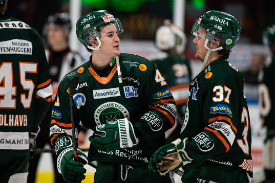 Kristianstads Melker Eriksson och Gustav Bouramman