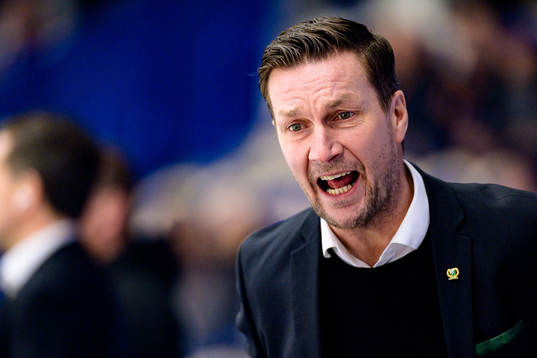 Färjestads tränare Johan Pennerborn