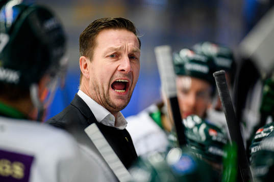 Färjestads tränare Johan Pennerborn