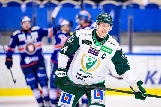 Färjestads Victor Ejdsell deppar