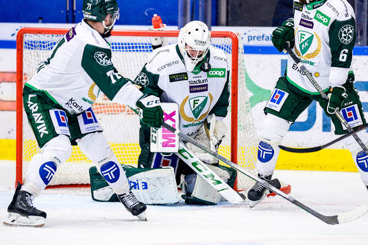 Färjestads målvakt Dennis Hildeby