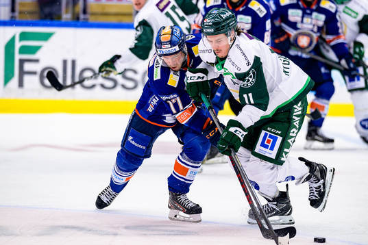 Växjös Emil Forslund och Färjestads Joakim Nygård