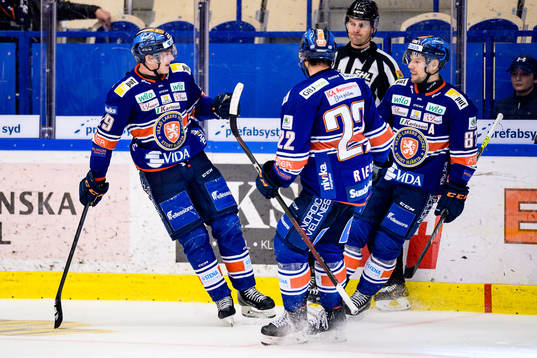 Växjös Pontus Holmberg, Tobias Rieder och Robert Rosén