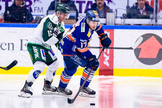 Färjestads Marcus Nilsson och Växjös Emil Forslund