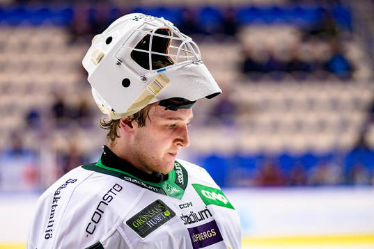 Färjestads målvakt Dennis Hildeby