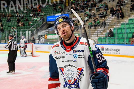 Linköpings Eddie Larsson deppar