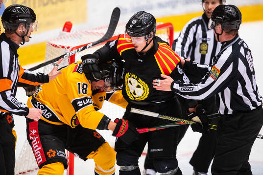 Luleås Sami Lepistö och Brynäs Dmytro Timashov