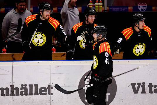 Brynäs Greg Scott jublar