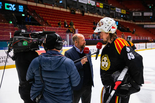 Brynäs målvakt Kristers Gudlevskis