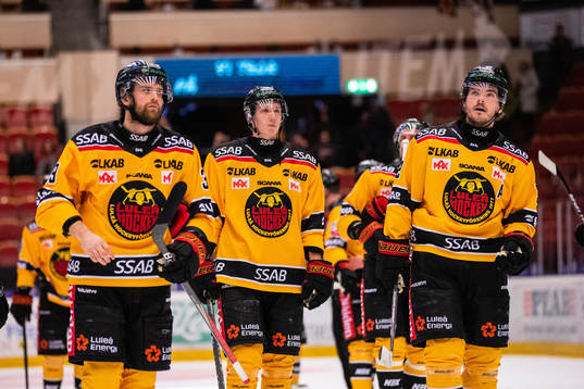 Luleås spelare deppar