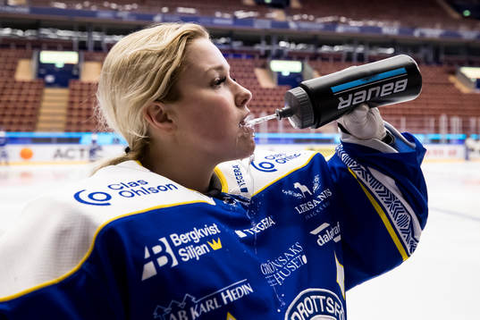 Leksands målvakt Amanda Johansson
