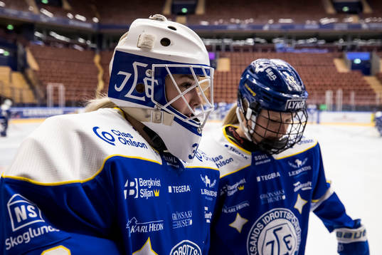 Leksands målvakt Amanda Johansson