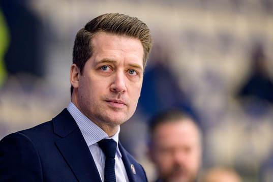 Växjös tränare Sam Hallam