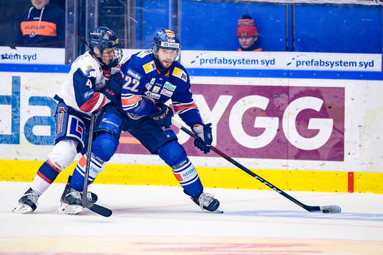 Linköpings Mattias Hävelid och Växjös Tobias Rieder