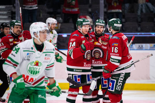Frölundas Andreas Borgman jublar