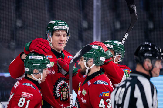 Frölundas Elmer Söderblom jublar