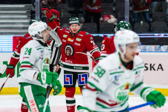 Frölundas Andreas Borgman jublar