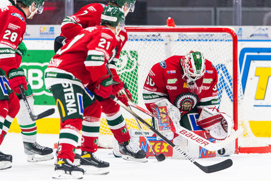 Frölundas målvakt Matthew Tomkins