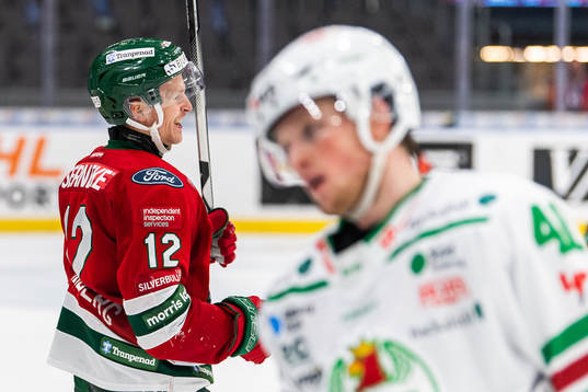 Frölundas Max Friberg jublar