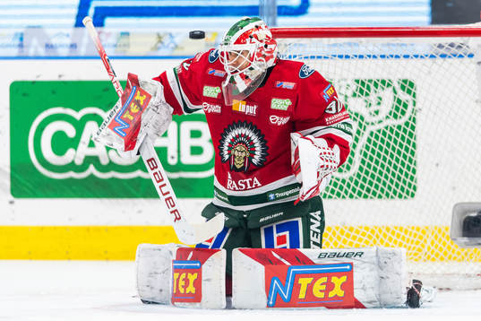Frölundas målvakt Matthew Tomkins