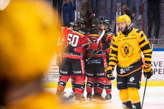 Luleås spelare jublar