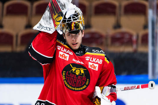 Luleås målvakt Jesper Wallstedt