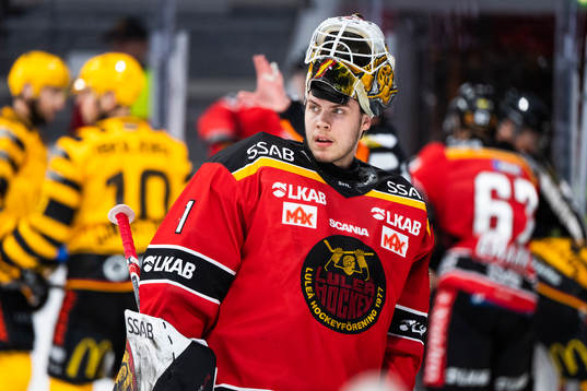 Luleås målvakt Jesper Wallstedt