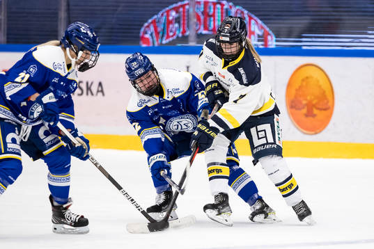Leksands Agnez Svensson och HV71s Thea Johansson