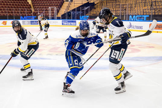 Leksands Tereza Vanisova och HV71s Hanna Olsson