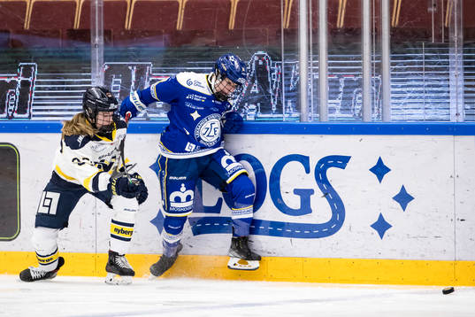 Leksands Phoebe Staenz och HV71s Mira Jungåker