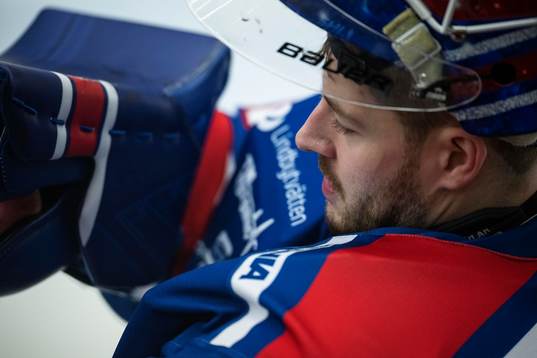 Oskarshamns målvakt Tim Juel