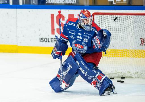Oskarshamns målvakt Tim Juel