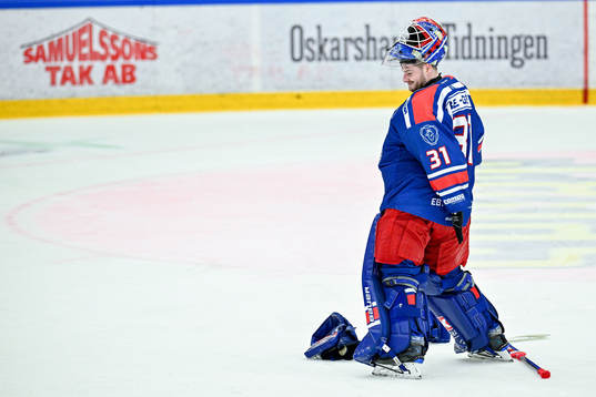 Oskarshamns målvakt Tim Juel