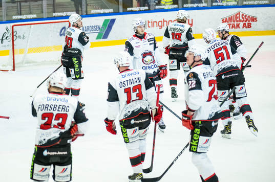 Malmö Redhawks spelare deppar
