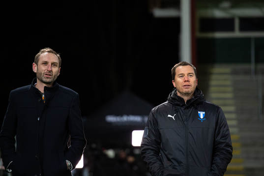 Sportchef Andreas Georgson och Daniel Andersson, head of