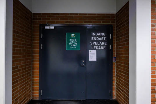 Färjestads spelaringång är stängd
