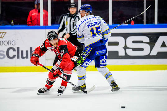 Malmö Redhawks Christoffer Forsberg och Leksands Max