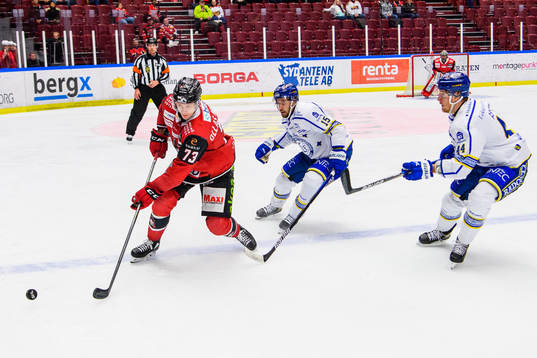 Malmö Redhawks Adam Ollas Mattsson och Leksands Max