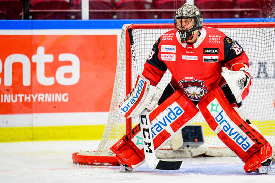 Malmö Redhawks målvakt Oscar Alsenfelt