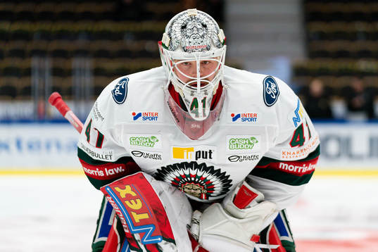 Frölundas målvakt Niklas Rubin