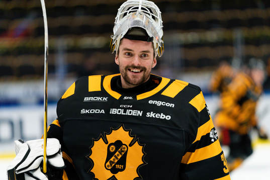 Skellefteås målvakt Gustaf Lindvall