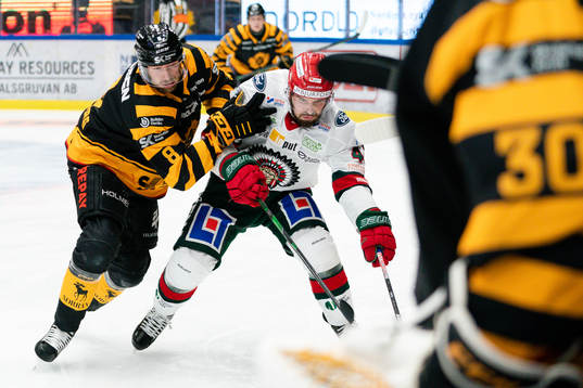 Skellefteås Petter Granberg och Frölundas Michael Spacek