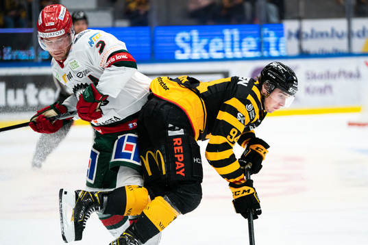 Frölundas Christian Folin och Skellefteås Linus Karlsson