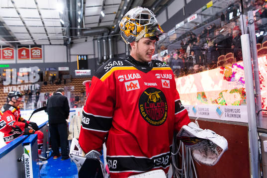 Luleås målvakt Jesper Wallstedt