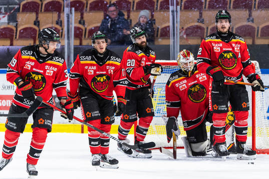 Luleås Pontus Själin, Isac Brännström, Jack Connolly,