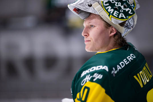 Björklövens målvakt Joona Voutilainen
